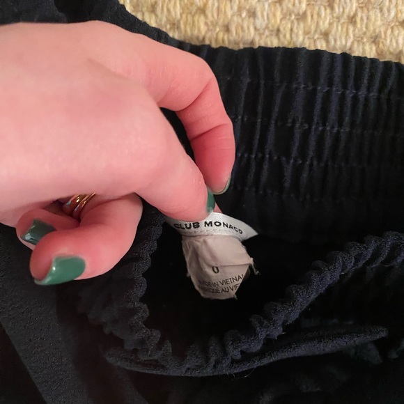 Club Monaco Wrap Tie Trousers - Picture 3 of 4